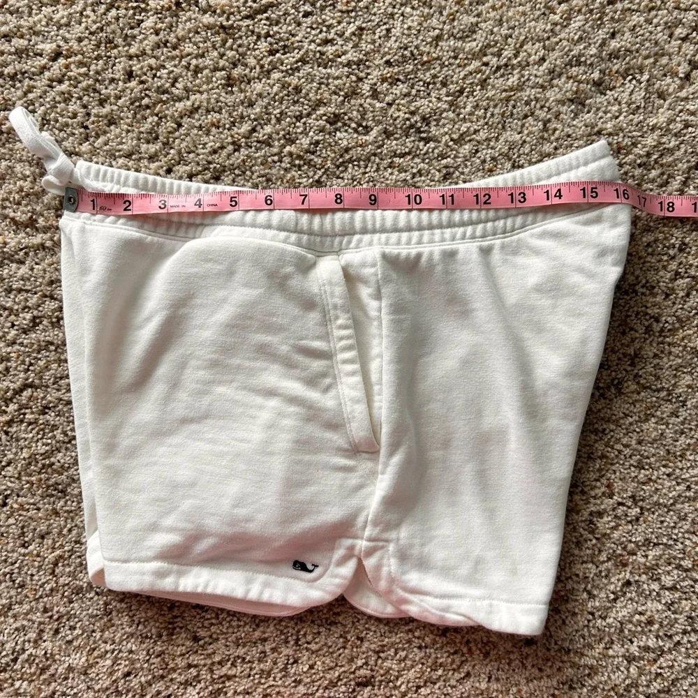 Vineyard Vines White Drawstring Lounge Shorts - Picture 6 of 6